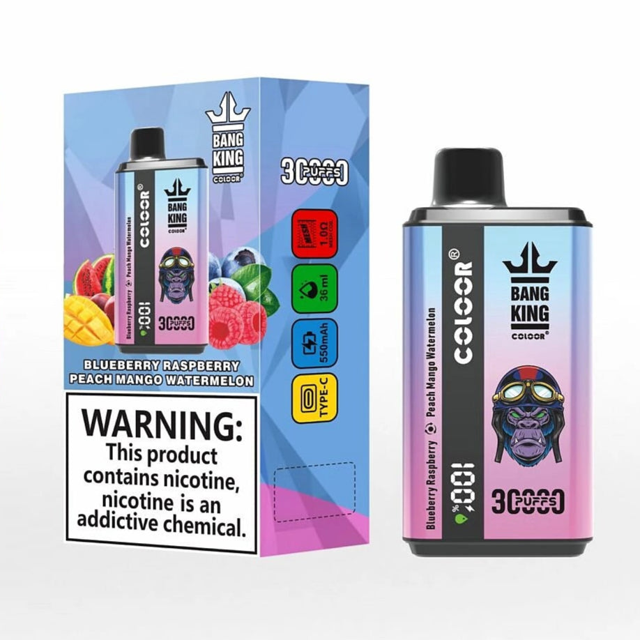 Bang King 30000 Blueberry Raspberry / Peach Mango Watermelon